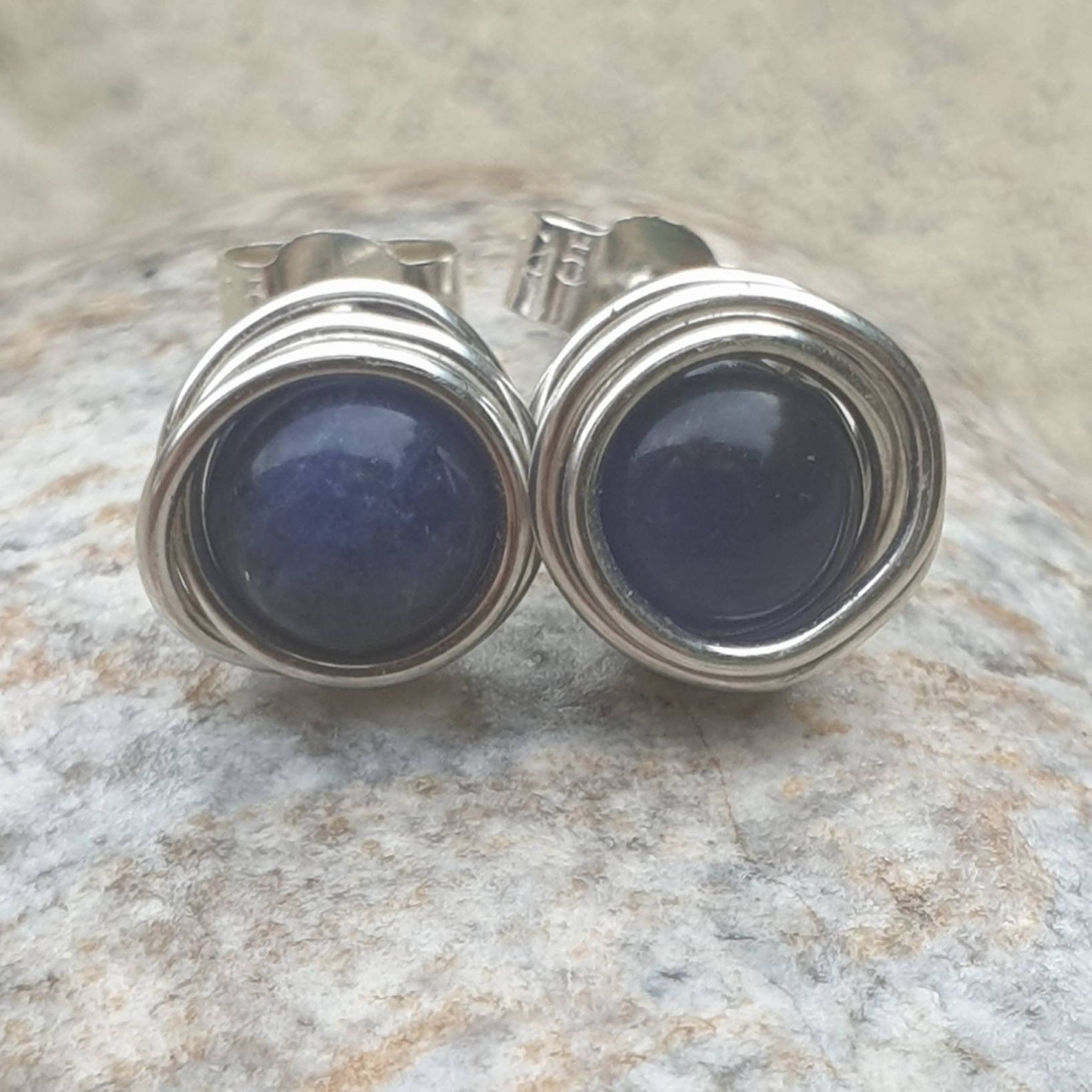 Truth - Sodalite Gemstone Stud Earrings